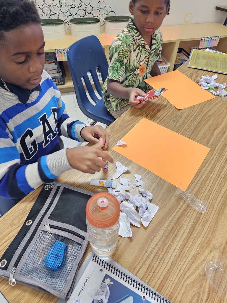 MES students working the 1st week of school