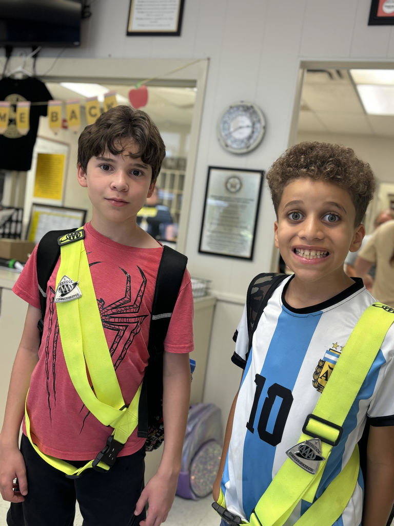 photo of two safety patrols in office