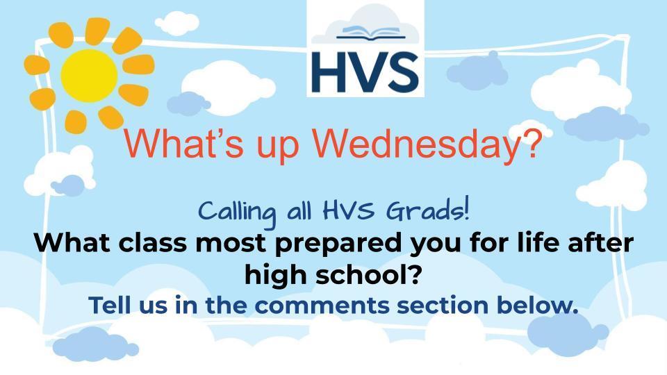What's up Wednesday?