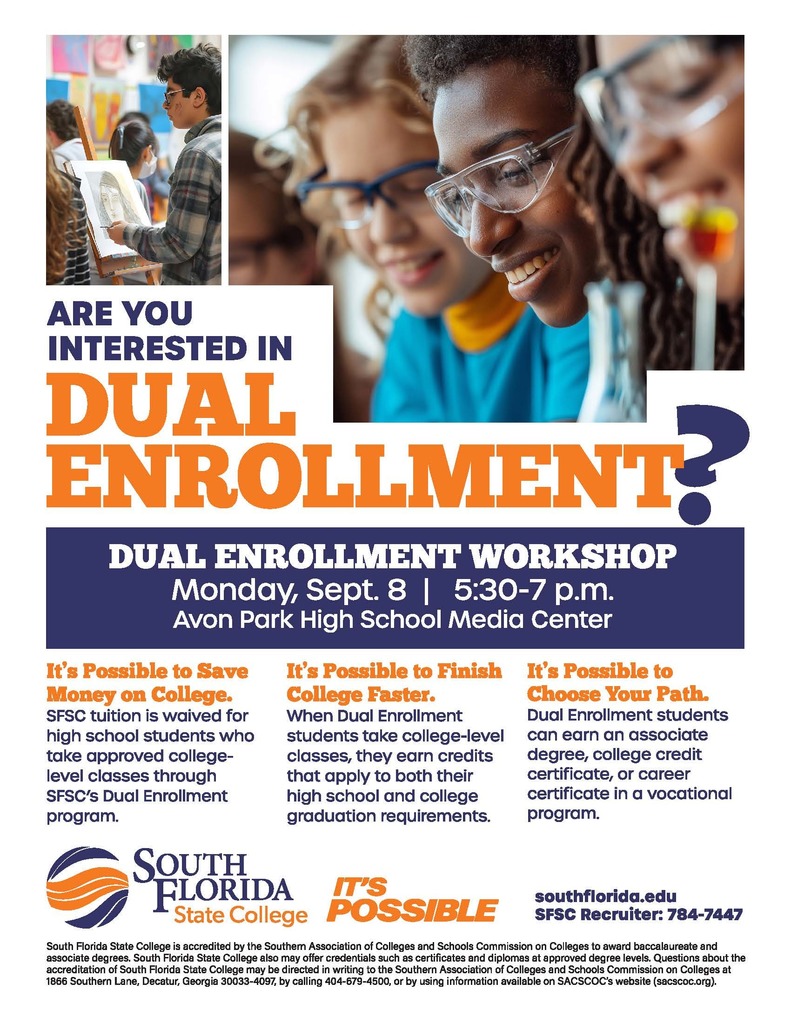 Dual Enrollment Opportunity for APH students