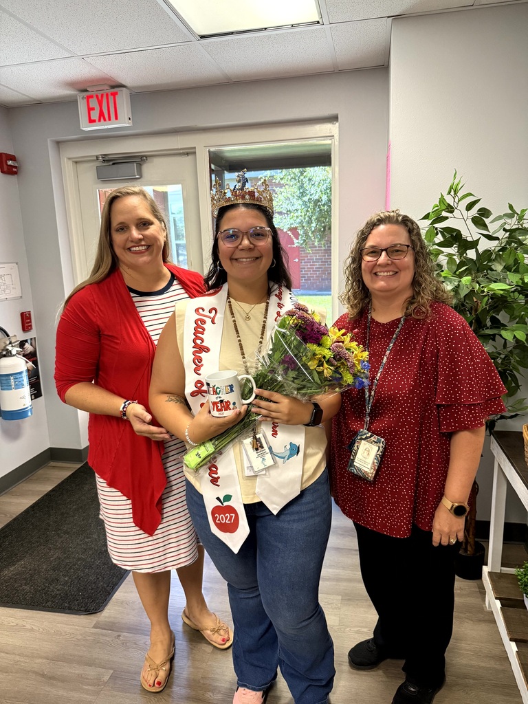 Admin with Mrs. Jackson Teacher of the Year
