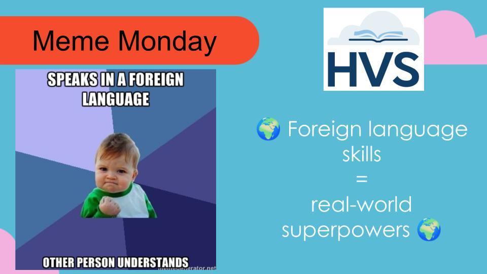 SPEAKS IN A FOREIGN LANGUAGE - OTHER PERSON UNDERSTANDS
