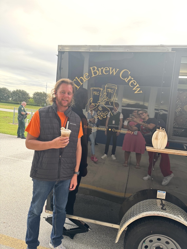 The Brew Crew serving up beverages to  MES Staff.