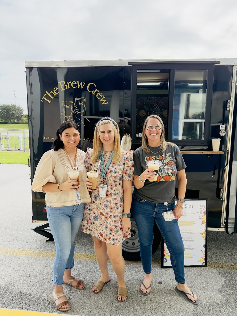 The Brew Crew serving up beverages to  MES Staff.