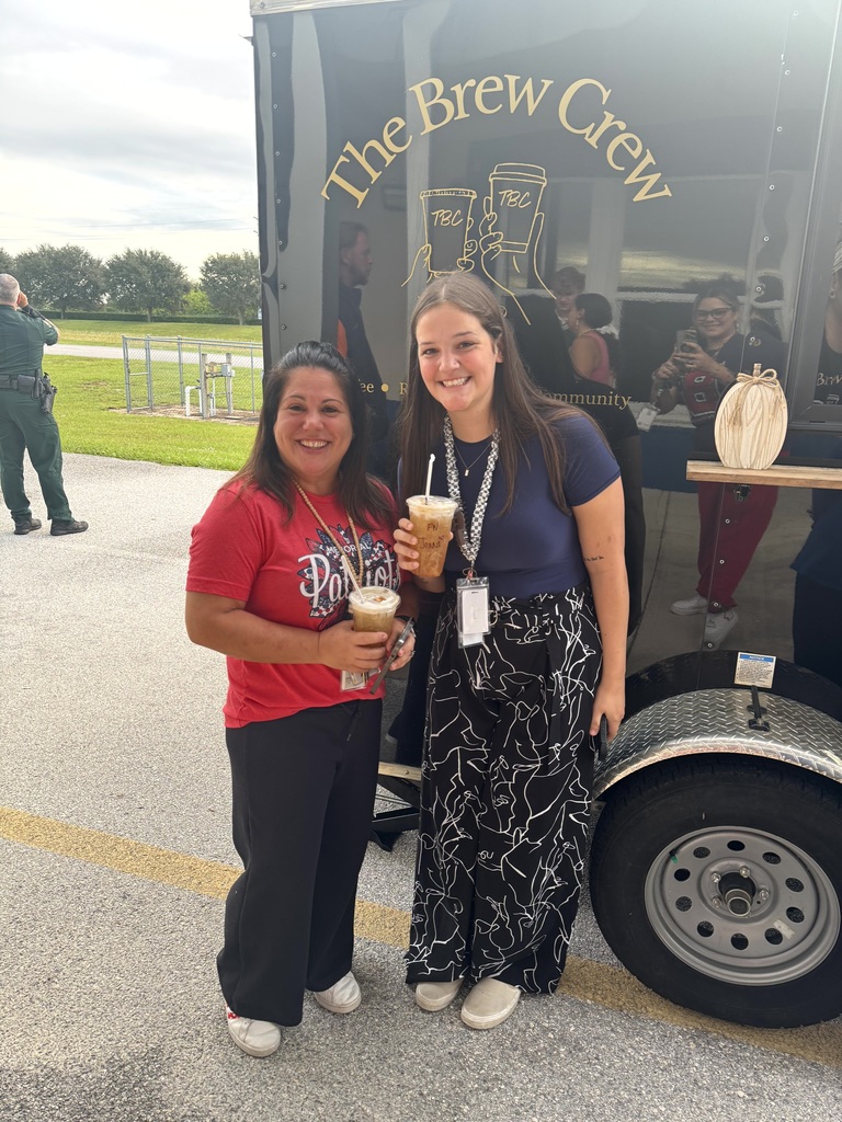 The Brew Crew serving up beverages to  MES Staff.