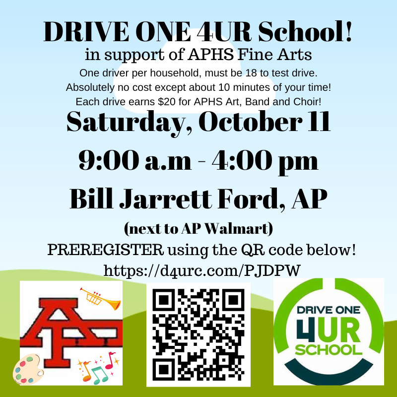 Drive one 4UR School!