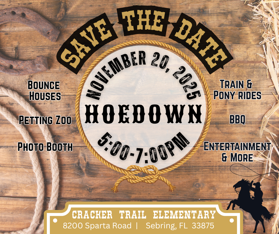 Save the Date Flyer. All information is listed in the post.