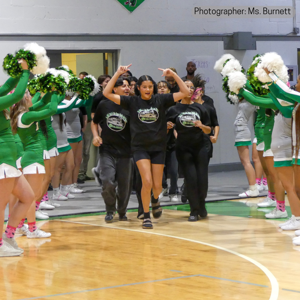 Band entry to pep rally