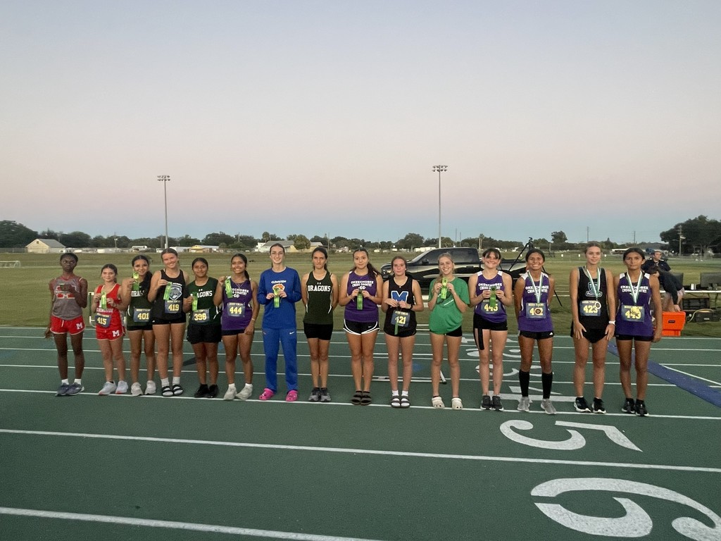 Cross Country award recipients. 