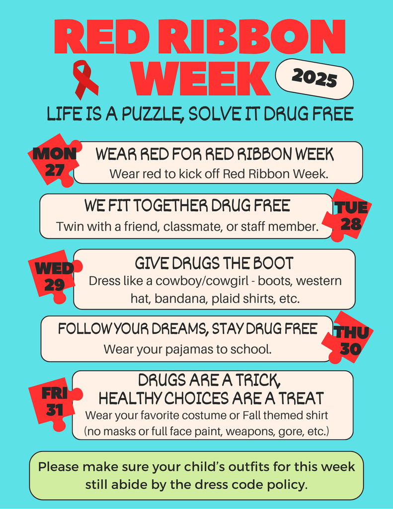Red Ribbon Week poster