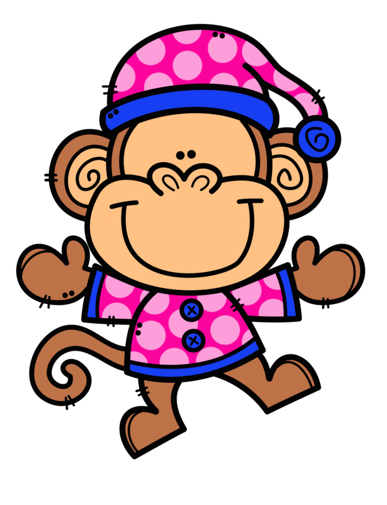 monkey in pjs
