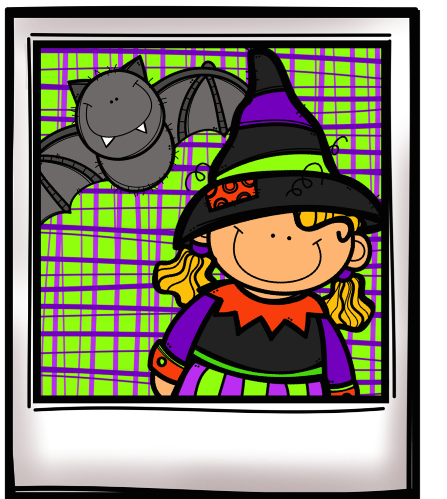Picture of girl dressed as witch