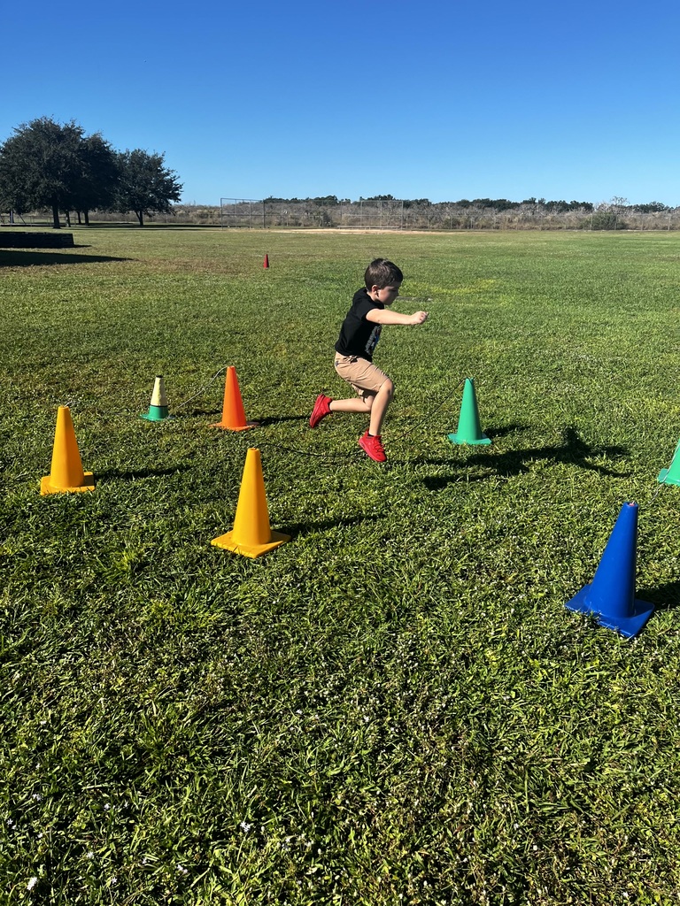 MES students at PE learning and practicing skills.