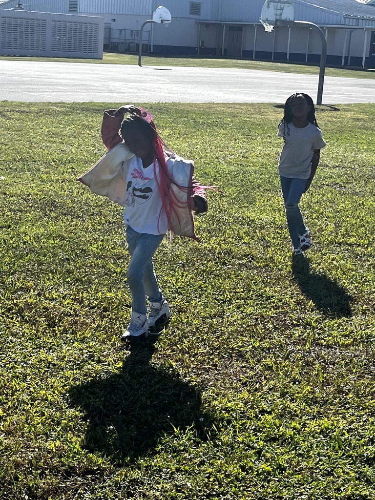 MES students at PE learning and practicing skills.