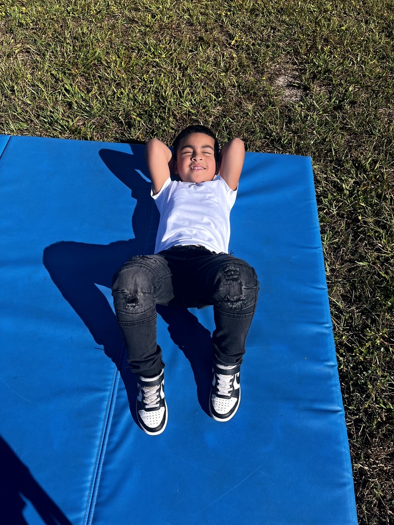 MES students at PE learning and practicing skills.