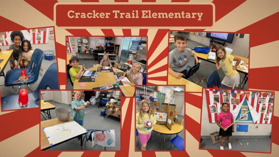 Collag e of Cracker Trail Elementary Gifted Education Students