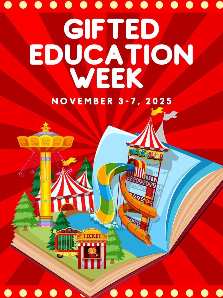 Gifted Education Week November 2-7, 2025 flyer