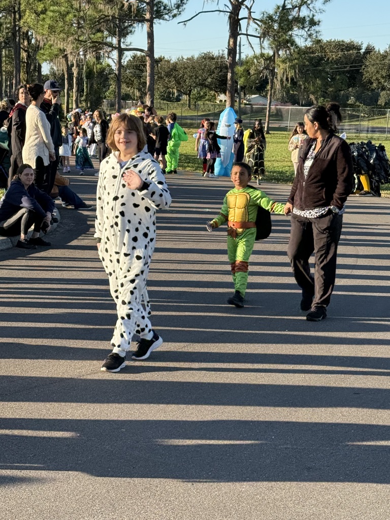 Photo of CTE Staff and Students in Character Parade