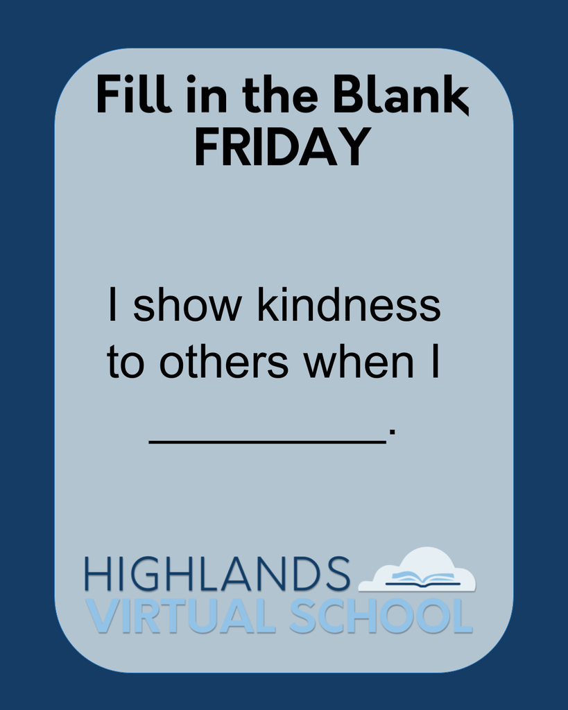 Fill in the Blank FRIDAY