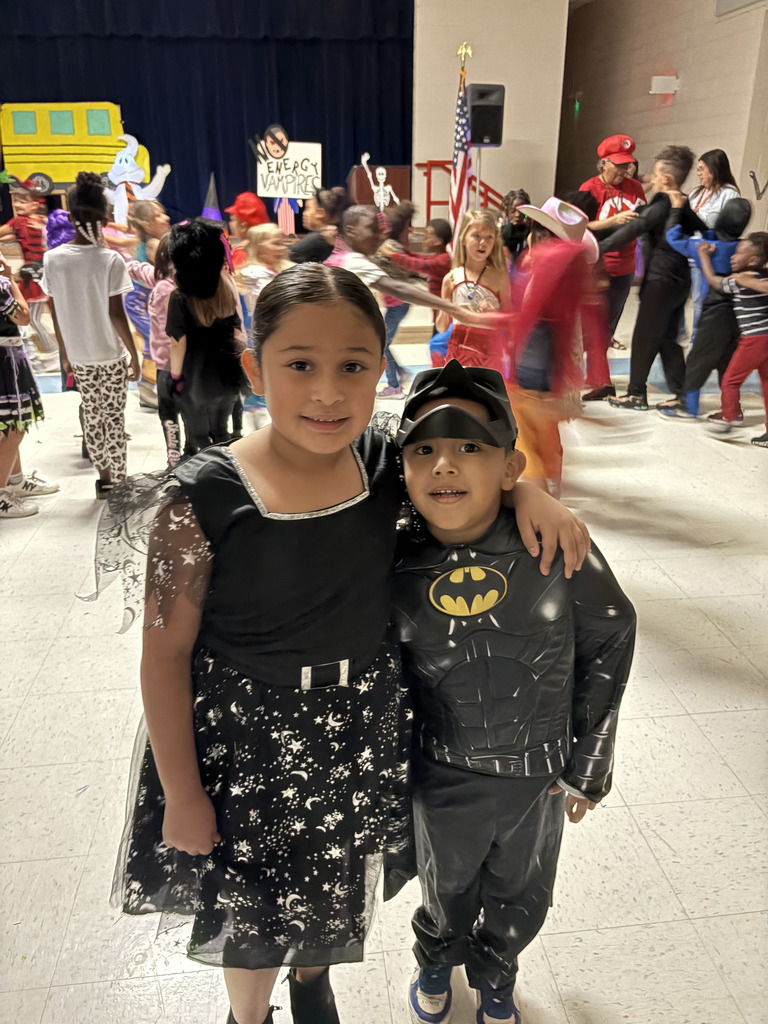 students dancing at boo bash