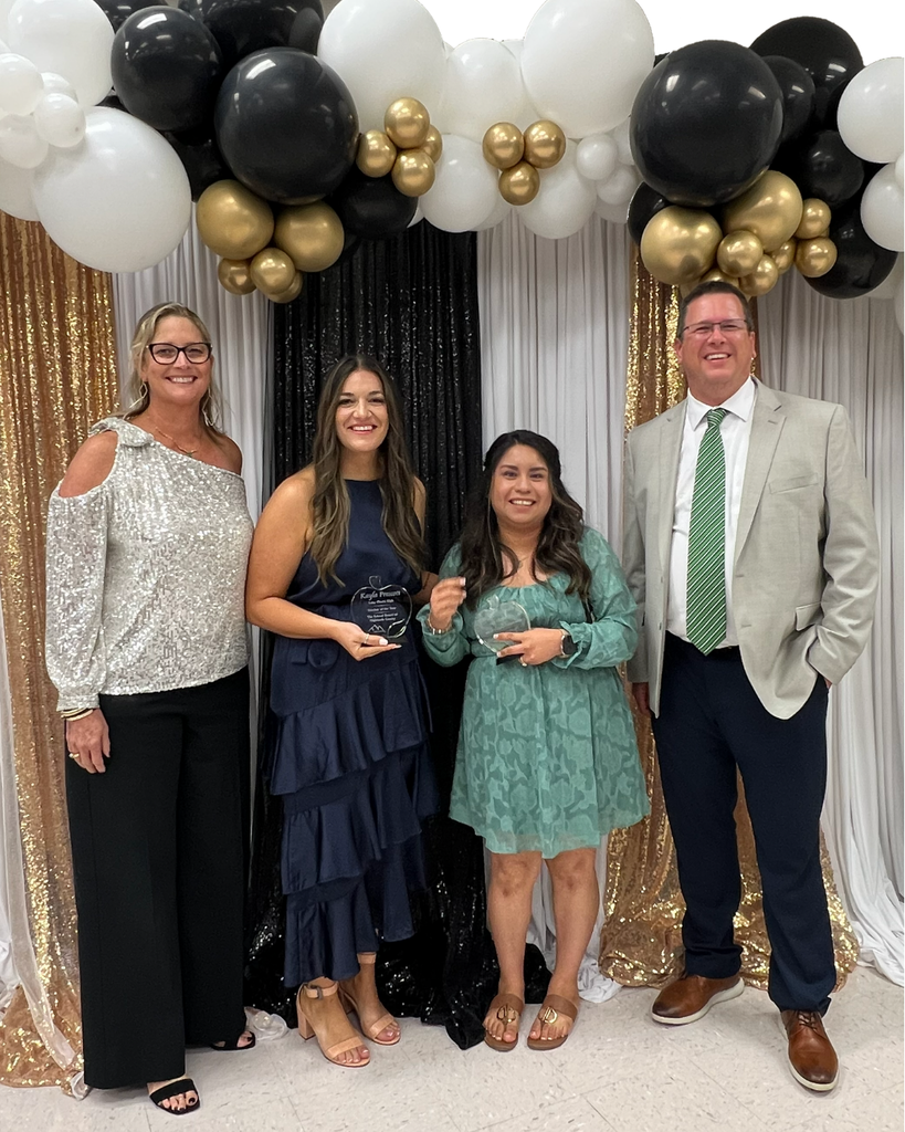 Dr. Matthews, Mrs. Prescott, Mrs. Martinez, and Mr. Tunning at the Summit Awards