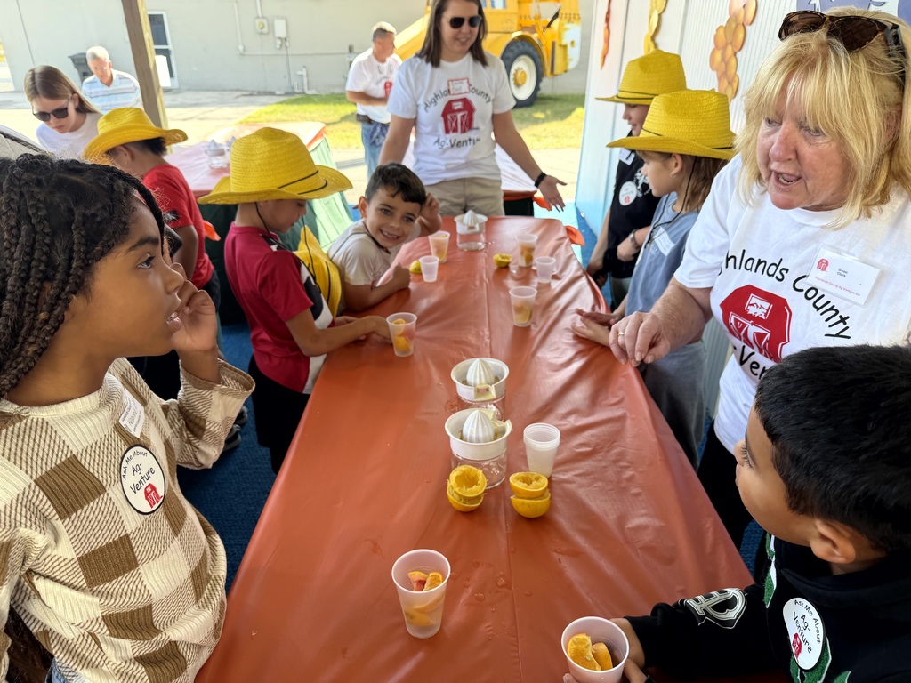 MES Students at Ag-venture last week.