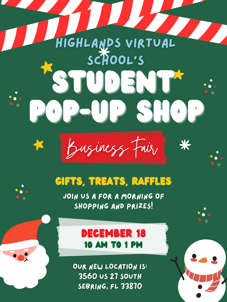 Student Pop-Up Shop