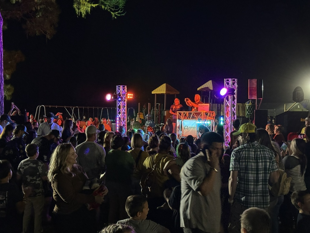 View of Hoe Down Crowd