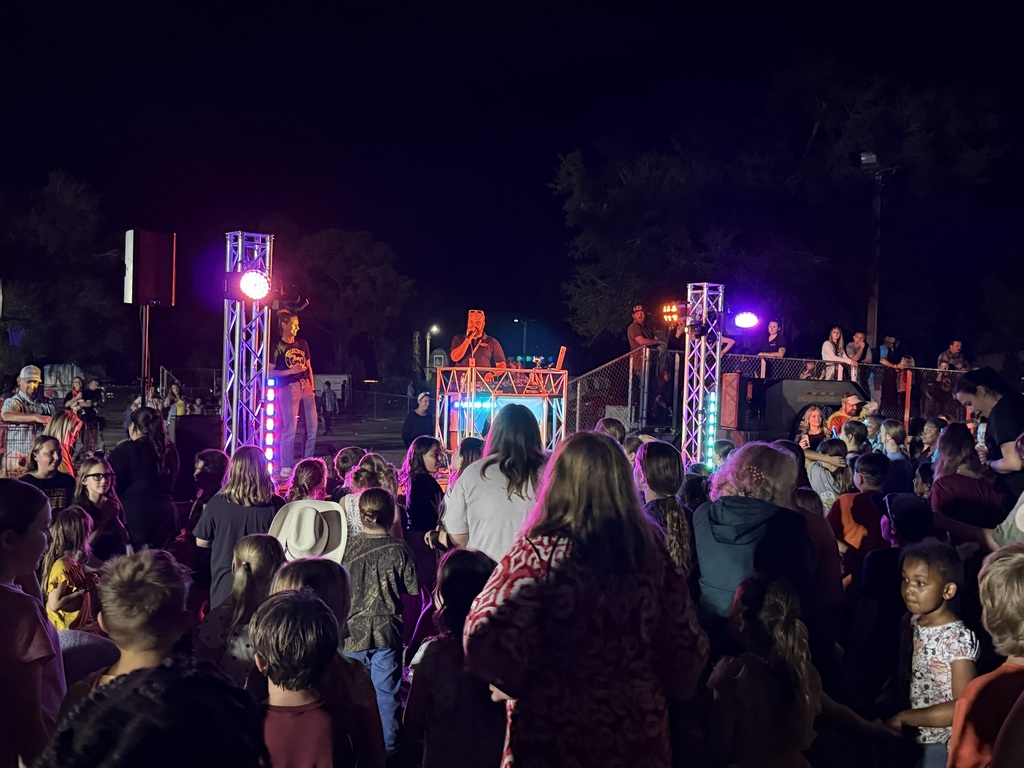 View of Hoe Down Crowd