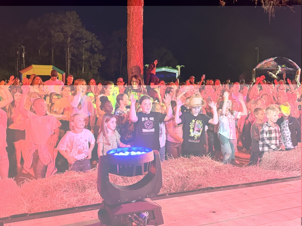 View of Hoe Down Crowd