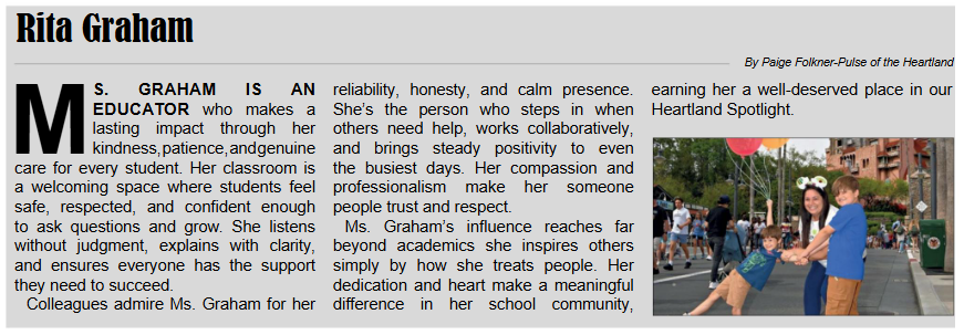 Pulse of the Heartland article