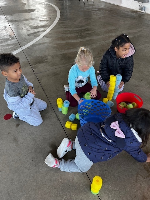 MES VPK Students participating in Elf Training activities.