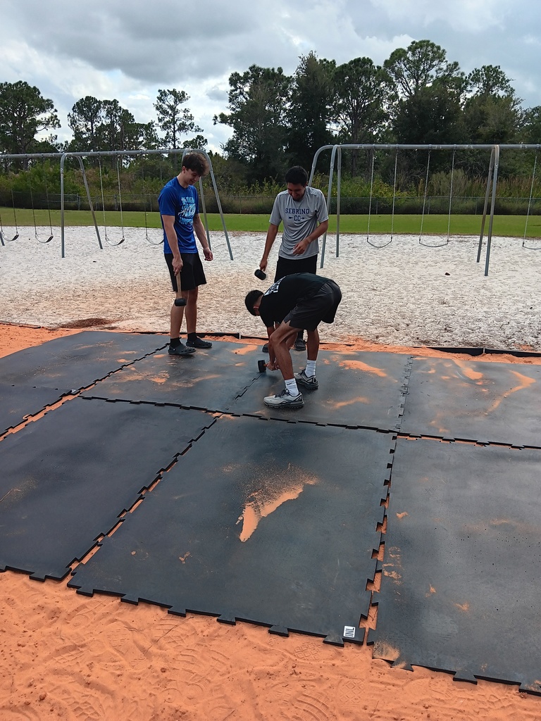 Students who helped with gaga ball pit.