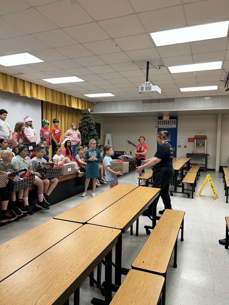 Student Leadership team with gifts