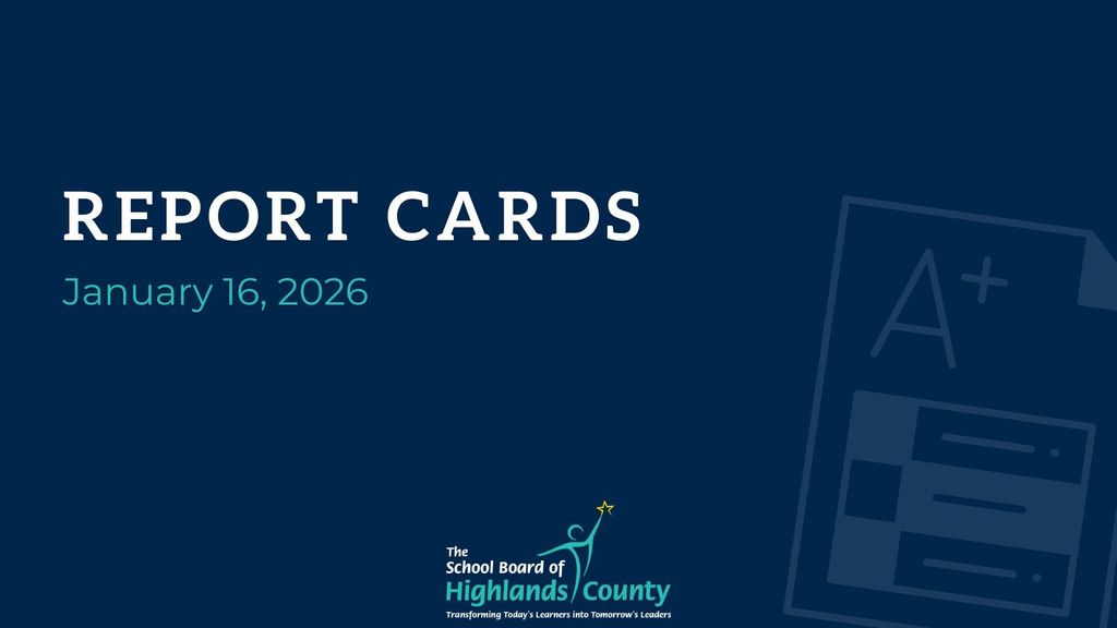 Report cards, 1-16-26