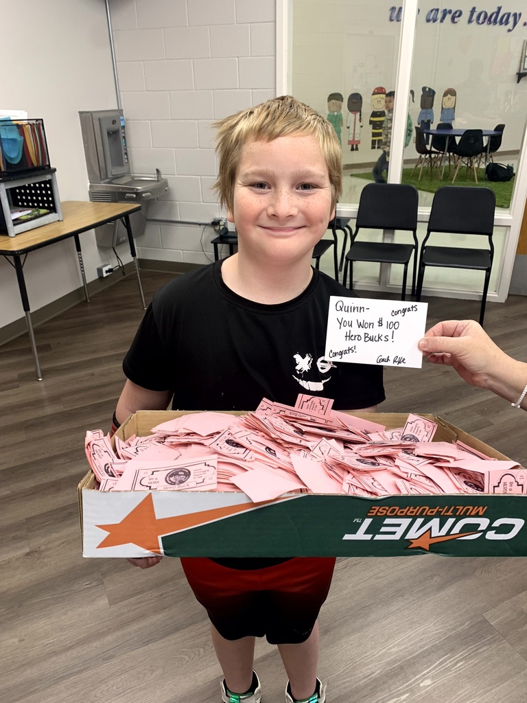 Student who one 100 hero bucks