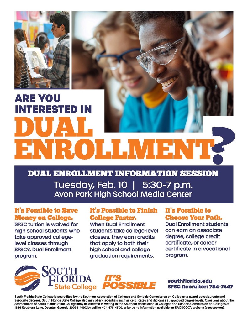 Join us for a Dual Enrollment Information Meeting!