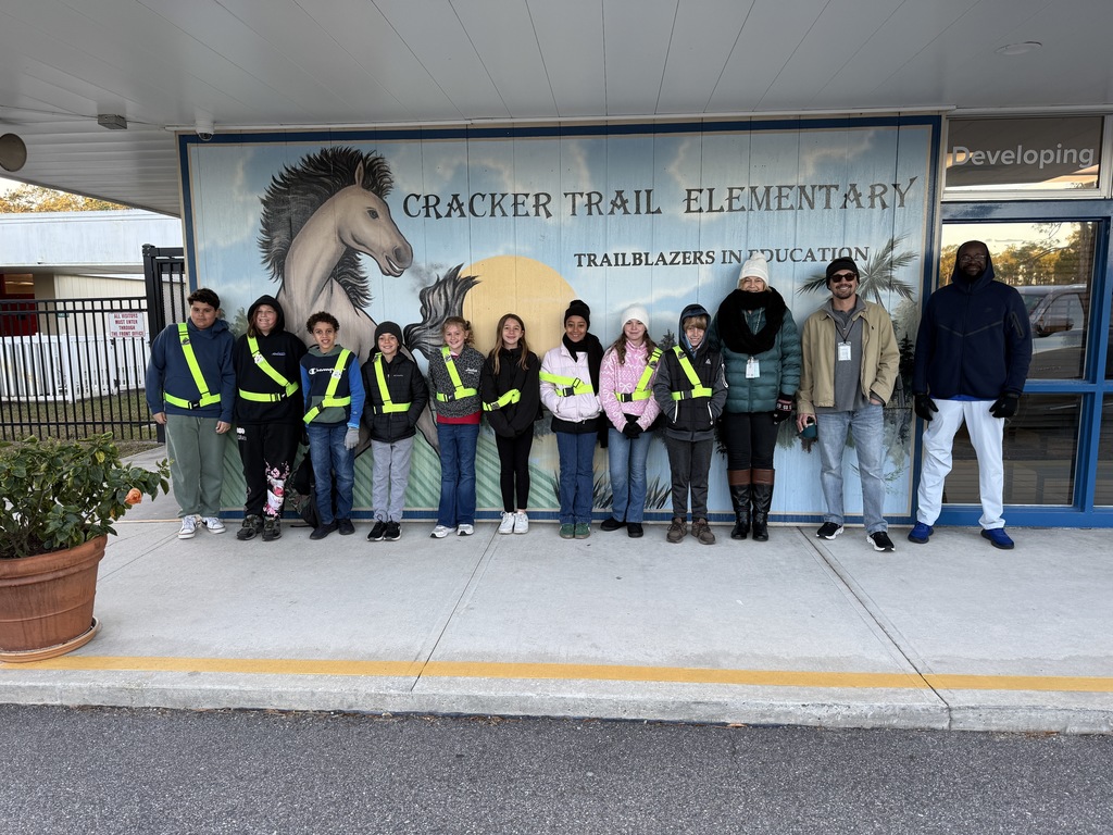 Safety patrols and staff drop off team