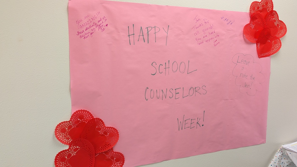 Happy Counselor's Week sign