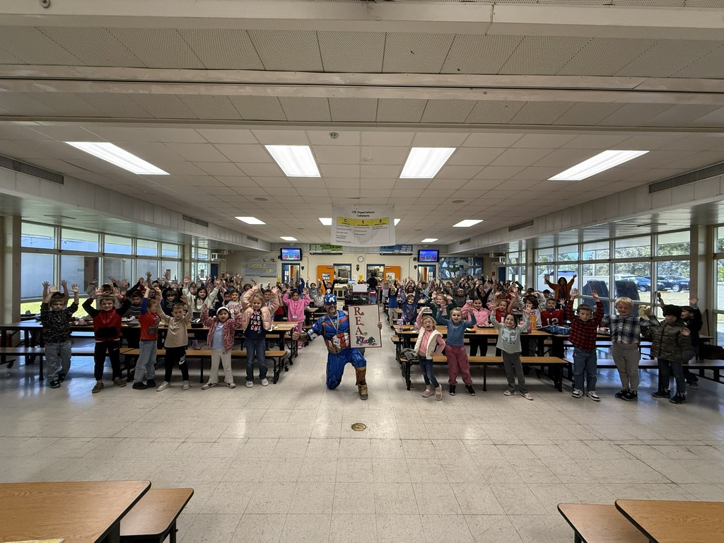 Captiain America and 1st Grade