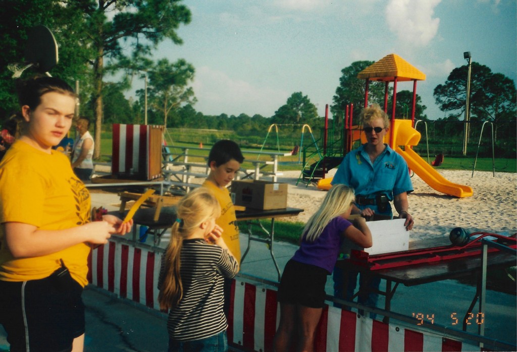 Students at the 2003 CTE HoeDown.