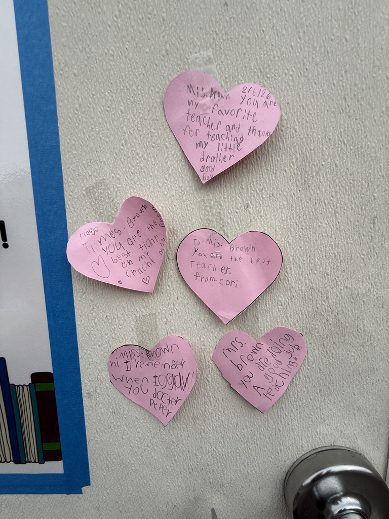 ❤️ Spread the Love 2026 ❤️ Kind messages of appreciation posted on classroom doors