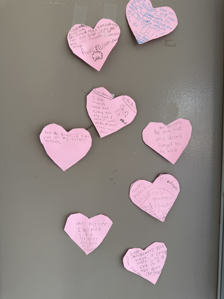 ❤️ Spread the Love 2026 ❤️ Kind messages of appreciation posted on classroom doors