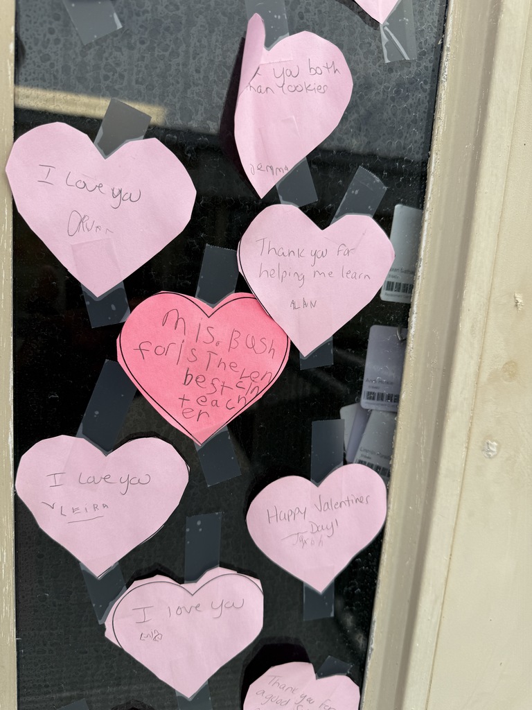 ❤️ Spread the Love 2026 ❤️ Kind messages of appreciation posted on classroom doors
