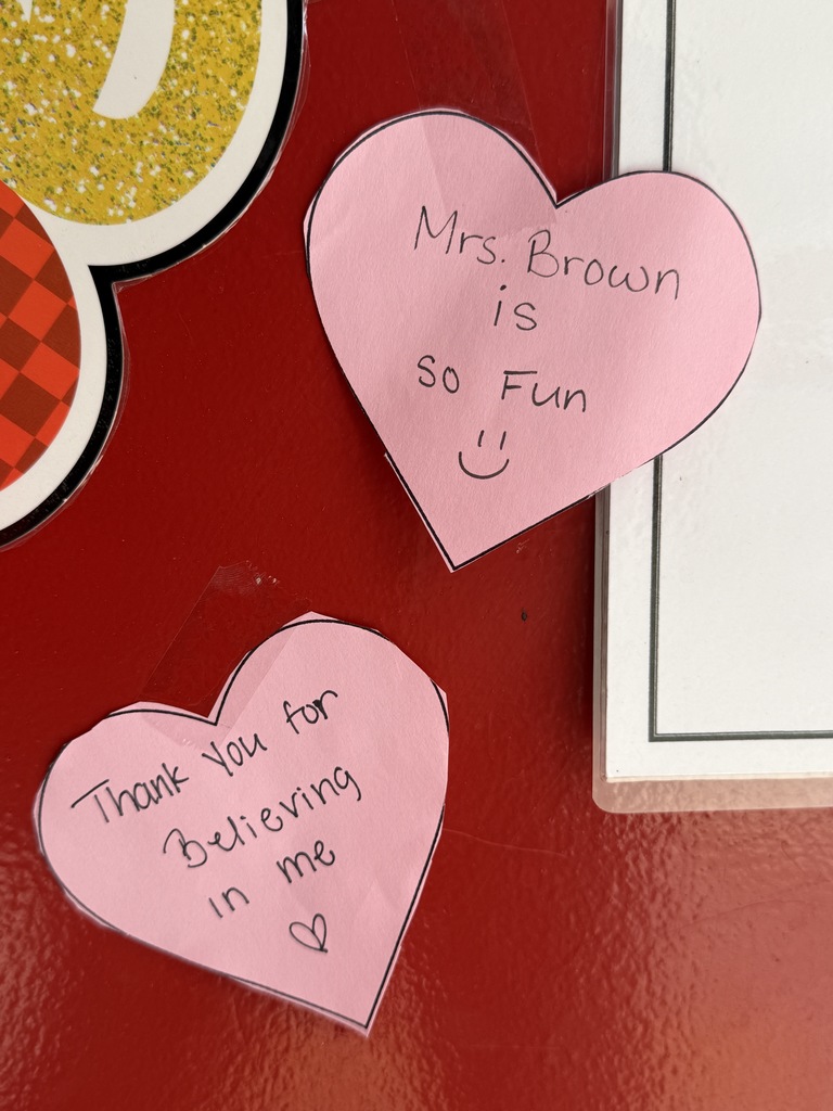 ❤️ Spread the Love 2026 ❤️ Kind messages of appreciation posted on classroom doors