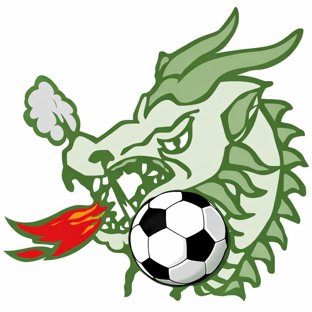 Dragon with Soccer ball image