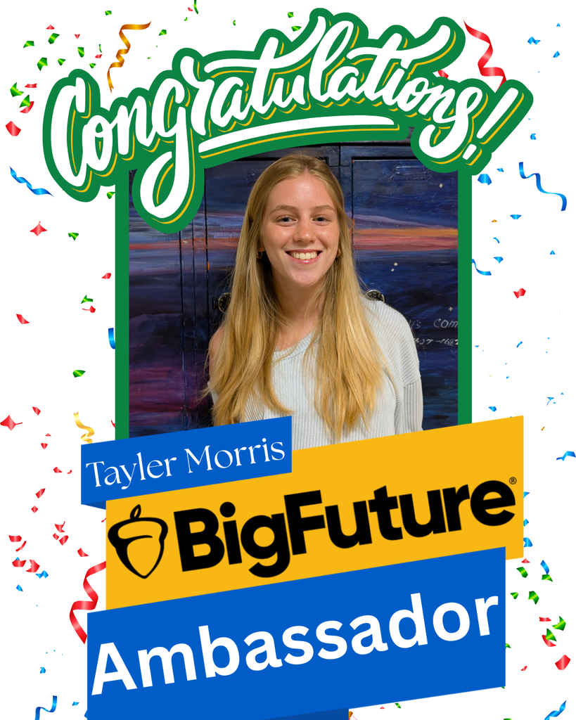 Congratulations Tayler Morris Big Future A mbassador