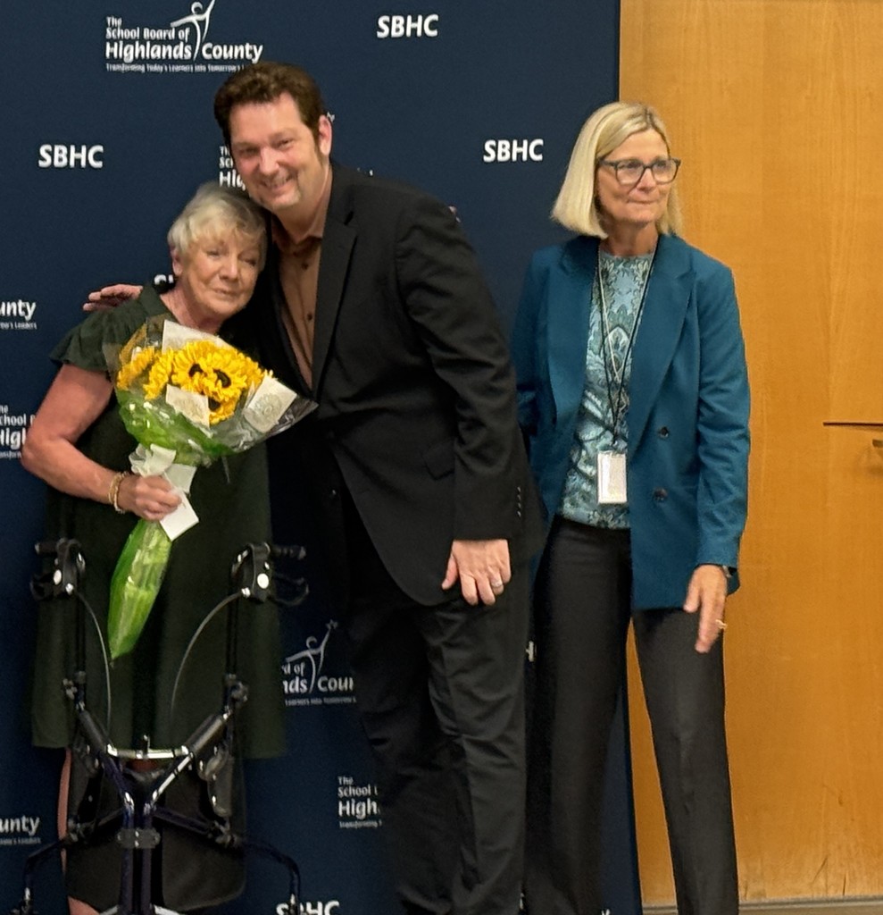 School Board Meeting celebrating 30 years of service