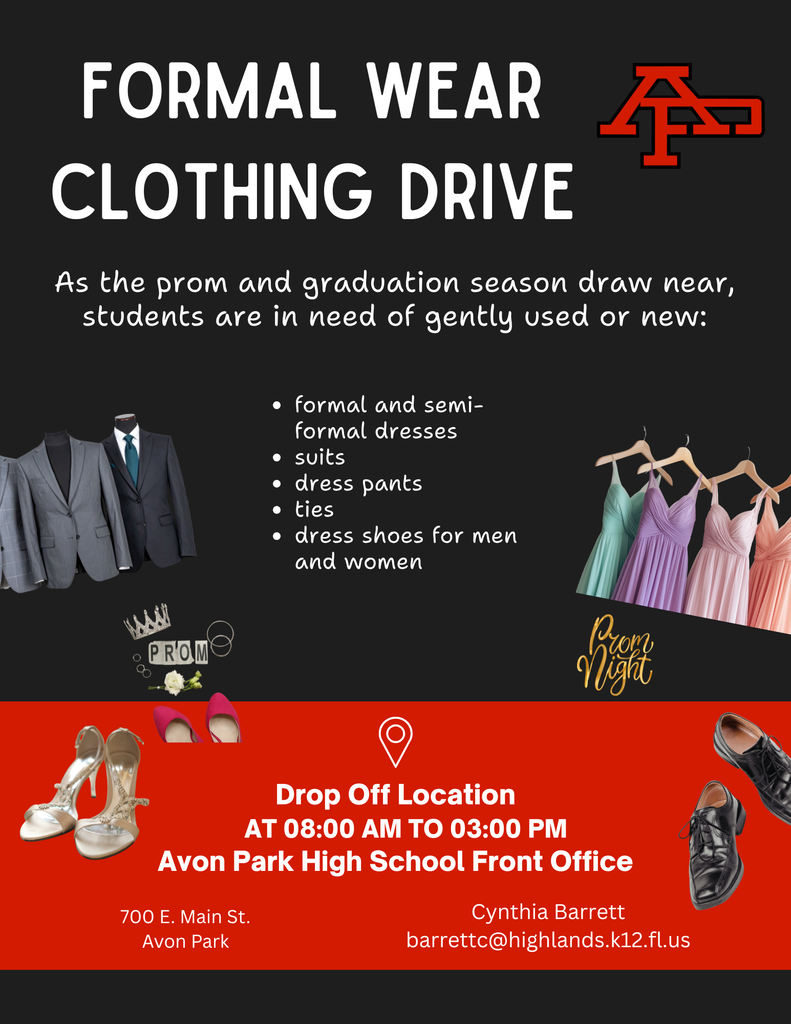 Help us collect Prom formal wear!