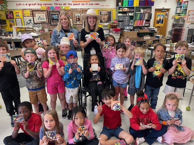 Quinn's class with tiles